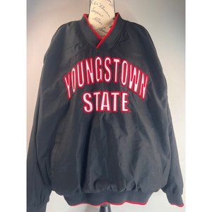 Youngstown State Penquin Black Pullover Men's XXL Vintage